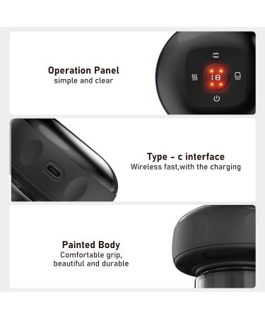 Buy Electric Cupping Massager - Rechargeable 6/12 Course Portable Therapy Tool for Home & Travel - Professional Intelligent Cupping (12 Gear Black) - Buy Online on GoSupps.com