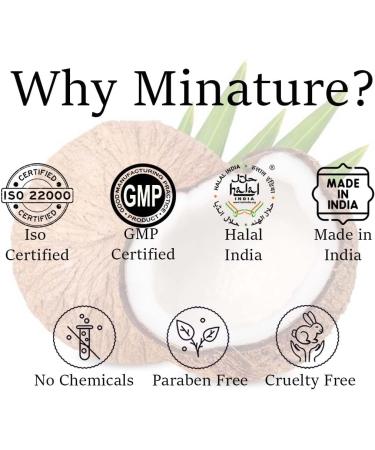 mi nature Coconut Oil| Virgin Coconut oil| For Edible |For Hair care| Pure & Natural Plant based Oil |100ml (3.38 fl oz) - Buy Online on GoSupps.com