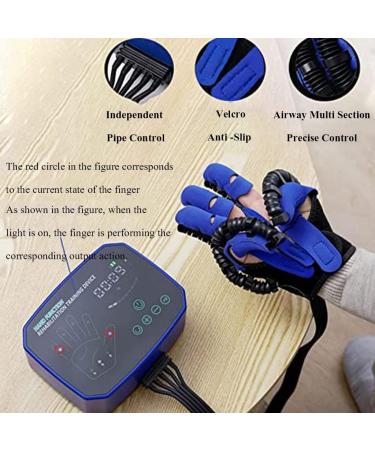 Arthritis Stroke Hemiplegia Rehabilitation Robot Gloves Single/Multi-Finger Exerciser Orthosis for Relief Hand Cramps 3 Training Modes (Right Hand X) - Buy Online on GoSupps.com