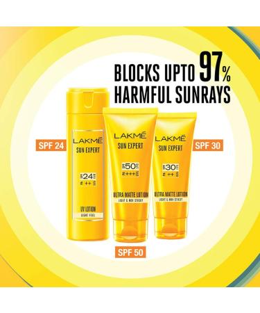 Lakme Sun Expert SPF 50 PA+++ Ultra Matte Lotion 100 ml - Buy Online on GoSupps.com