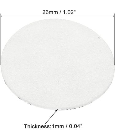 PATIKIL 26mm/1.02" Foam Lid Liner 100 Pack PS Foam Resistant Tamper Pressure Sensitive Seal for Bottle Cap Liners Seals - Buy Online on GoSupps.com