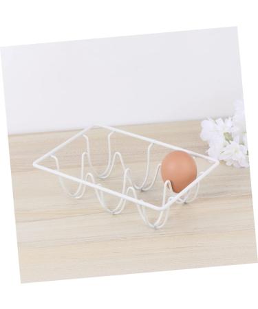 Uonlytech 2pcs Fridge Containers Decorative Tray Fridge Egg Organizer Storage Box Refrigerator Shelf Whitex2pcs 12*8CMx2pcs - Buy Online on GoSupps.com