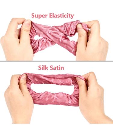 Buygoo 36 Color Silk Satin Hair Ties for Women | Strong Elastic Ponytail Holders & Colorful Hair Accessories - Buy Online on GoSupps.com