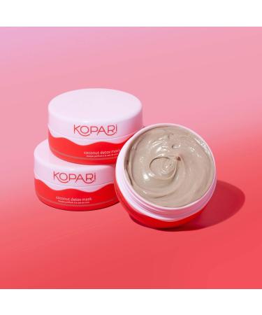 Kopari Coconut Detox Mask | Superfood Clay Mask with Green Tea Probiotics & Coconut Oil - Purify & Replenish Skin | 2.0 oz - Shop Internationally - Buy Online on GoSupps.com