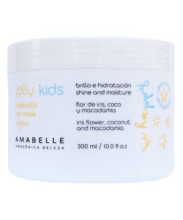 AMAZONICA BELEZA Hair Mask Jolly Kids | Vegan | Moisturizes and Nourishes | For All Hair Types | Promotes Healthy Growth | Mascarilla Capilar para Ni os Vegana | (300ml / 10.1 Oz)