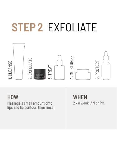 Dr. Brandt Microdermabrasion Smoothing Lip Exfoliator - Polishes & Conditions Dry Flaky Lips to Renew Skin + Prepare for Color Application - 0.35 oz 0.35 Fl Oz (Pack of 1) - Buy Online on GoSupps.com