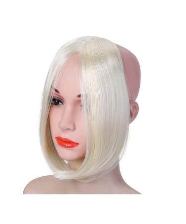 Bangs Side Bangs Long Straight Bangs Middle Part Bangs Invisible Clip in Bangs Synthetic Nature Look Hair Piece Extension Fringe Clip in Hair Bangs Hairpiece for Women Curved Bangs for Daily Wear ( 923-102