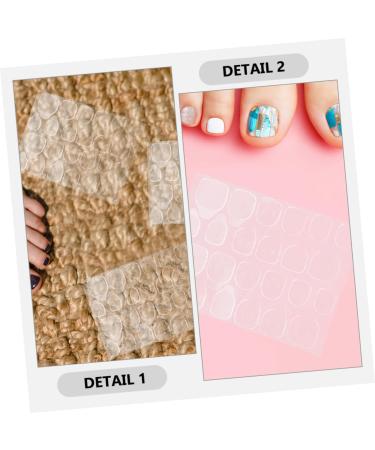 CALLARON 100 Sheets Adhesive Nail Tabs Double Side Nail Glue Strong Adhesive Strips Practical for Women Girls - Buy Online on GoSupps.com