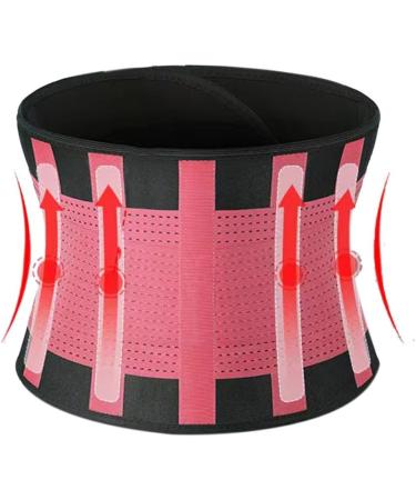 Wgust Adjustable Lower Back Support Belt for Men & Women | Lumbar Pain Relief for Sciatica Scoliosis & Herniated Disc | Breathable Black (80x160cm) - Buy Online on GoSupps.com