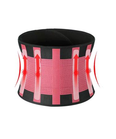 Wgust lower back bandage to relieve back pain - compression belt for men and women - lumbar spine waist back bandage for herniated disc sciatica scoliosis - breathing 80x120cm