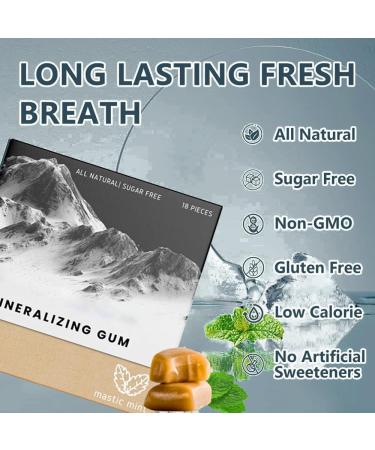Larineco - Remineralizing Gum Larineco Remineralizing Gum Chewing Gum Organic Larineco Gum All Natural Mint Remineralizing Gum with Nano-Hydroxyapatite Sugar Free (2boxes) - Buy Online on GoSupps.com