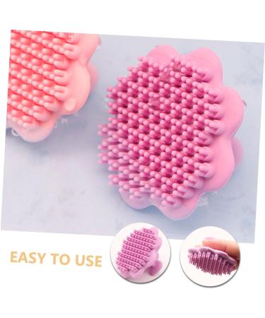 FRCOLOR Pack of 2 Cleaning Brush Makeup Remover Handy Silicone Face Brush Tool Face Sponge Face Scrub Brush Exfoliating Brush Cosmetic Scrubber Skin Care Brush 5.20X5.20X3.00CMx2pcs - Buy Online on GoSupps.com