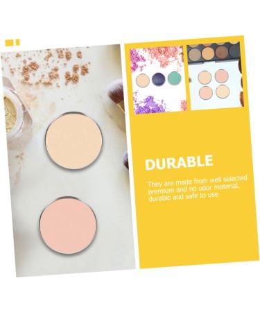 DOITOOL 200 Pcs Eye Shadow Disk Eyeshadow Empty Metal Pans Lipstick Diy Case Iron Plate Accessories Miss - Buy Online on GoSupps.com