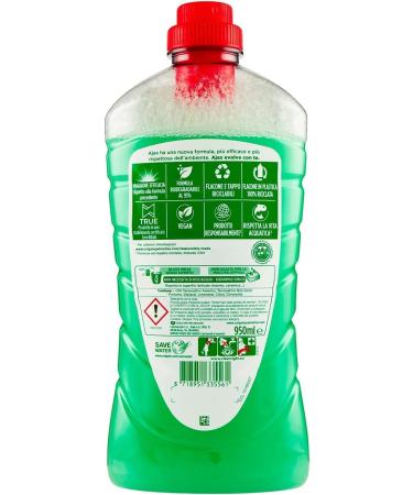 Set of 3 Classic Ajax Pavement 950 ml 3 x Ajax Lemon Pavement 950 ml + Italian Gourmet Pulp 400 g - Buy Online on GoSupps.com