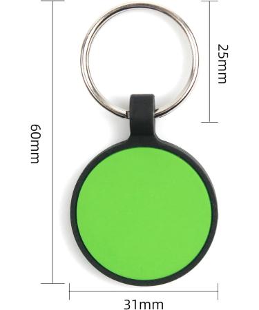Dog Tag Personalised Dog Name Tag Custom Dog ID Tag Dog Tags for Pets Engraved Silicone Dog Tag for Cat Pet Dog Puppy Personalised Dog Collar for Cats Dogs (Pink Round) - Buy Online on GoSupps.com