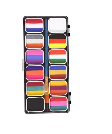 Abaodam 1 Box Kit Halloween Cosplay Pigment Fake Scars Wax Drawing Paint Neon Paint Oil Cosmetics Pigment Cosmetic Pigment Toner Easy to Clean Face Paint