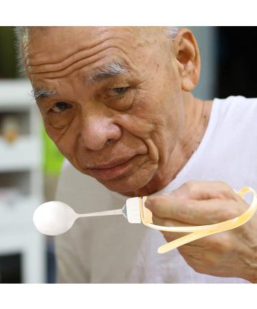 2pcs Adaptive Spoon Utensils Hand Tremors Spoon Anti Shake Elderly Tableware Silverware Easy Grip Eating Aids for Hand Tremors Arthritis Parkinsons Elderly Assorted Color - Buy Online on GoSupps.com