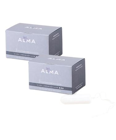 MyALMA Organic Tampons without Applicator Super