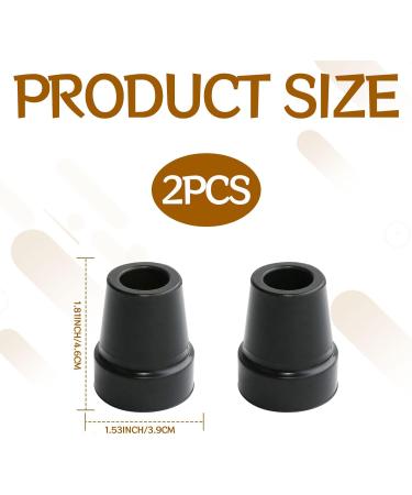 Walking Stick Rubber Ends 2 Pcs Ferrules for Walking Sticks Walking Stick Rubber Tips for Crutch etc - Buy Online on GoSupps.com