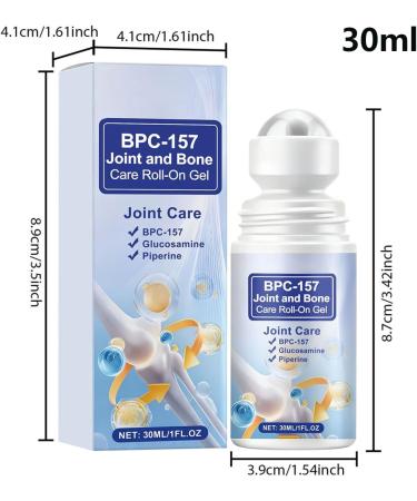 Gel De Soin Pour Articulations Avec Bille Roller - Soulageant Apaisant Non Gras De Soins Personnels | Gel Roll-On De Soulagement Apaisant Pour Articulations Pour Genou Cou Mains Pieds Cheville Et Corp - Buy Online on GoSupps.com