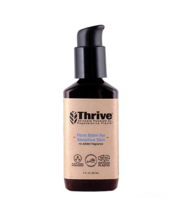 Thrive All Natural Face Cream for Sensitive Skin Facial Moisturizer Restores Protects Skin & Helps Soothe Irritation Face Lotion for Women & Men Made in USA with Natural & Organic Ingredients Unscented 2 Fl Oz (Pack...