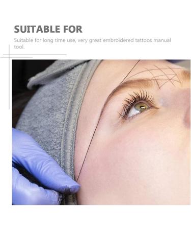 Beaupretty Brow Mapping String 2Pcs Pre- Inked Eyebrow Mapping String Microblading Eyebrow Marker Thread Line Ruler Brow Mapping Measuring Tool for Marking Symmetrical Eyebrow Pre Inked Mapping String - Buy Online on GoSupps.com