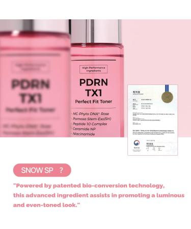 PRETTYSKIN Vegan Rose PDRN 21% Facial Toner 6.93 fl oz-Pomegranate Exosome & CICASOME K-Beauty Skincare-Hydrating Essence Toner with Niacinamide Peptides Panthenol for Radiant & Soothed Skin Barrier - Buy Online on GoSupps.com