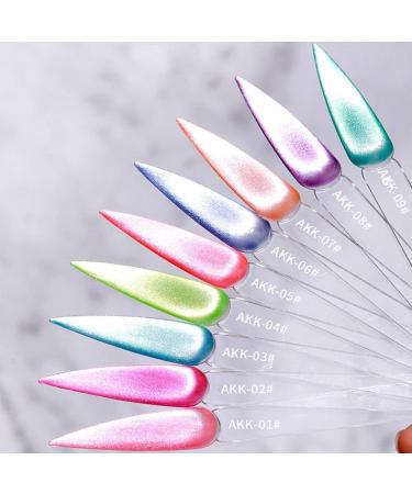 15ml Need LED Lamp Colorful Semi Permanent Gel Nail Polish Phototherapy Gel Fluorescent Spar Cat Eye Gel - (Color: 9) - Buy Online on GoSupps.com