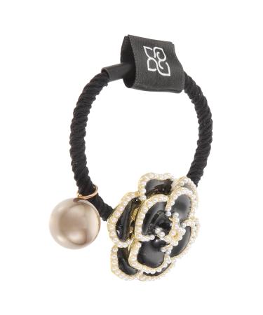 Beaupretty Pearl Flower Headband Tiara Hair Ribbons Hair Accessories for Girls Hair Rope Scrunchies Hair Ties Hair Ties for Girls Ponytail Holders Girls Hair Ties Classic Miss Alloy