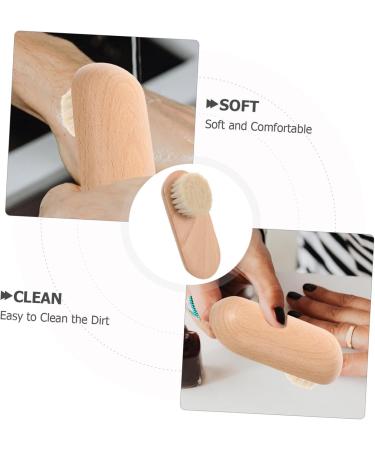 NULYLU Nail Cleaning Brush Nail Brush Fingernail Scrub Brush Nail Scrubber Finger Nail Scrub Brush Toe Brush Nail Cleaner Brush Beech - Buy Online on GoSupps.com
