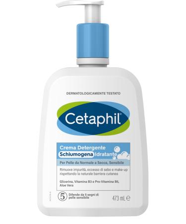 Cetaphil Moisturizing Foaming Face Wash for Normal Dry and Sensitive Skin with Aloe Vera Soothing Effect Fragrance Free 16 oz