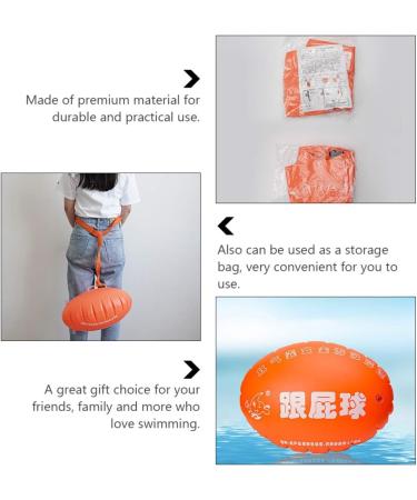 Shop BESPORTBLE Swimming Drifting Storage Bag - Double Buoy & Dry Bag for Kids & Adults | Premium 25 Silk PVC Swimming Accessories - Buy Online on GoSupps.com