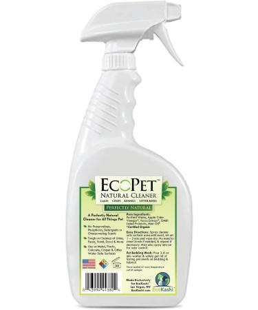 EcoPet All Natural Pet Odor and Stain Remover - Probiotic Powered Multi-Surface Cleaner - 16 oz Trigger Spray - Buy Online on GoSupps.com