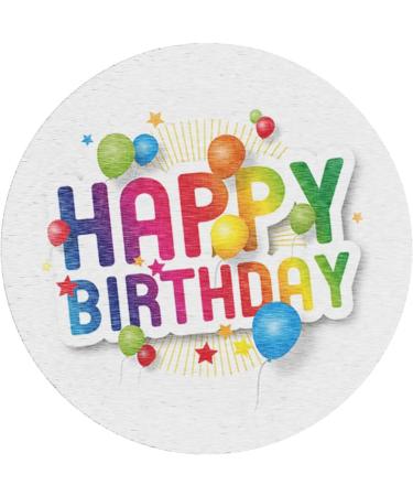 Edible Wafer Happy Birthday Pre-Cut Cupcake Toppers - 24pc - Buy Online on GoSupps.com