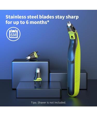 YINKE Nose Hair Trimmer Replacement Heads for One Blade Electric Shavers - Fast & Painless Hair Removal - 1Pc - Buy Online on GoSupps.com