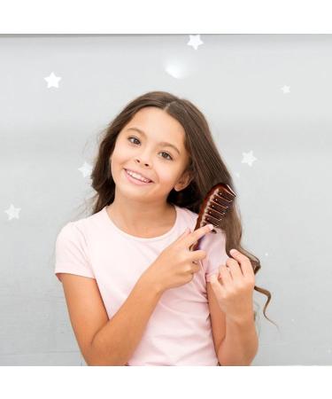 Handmade Wooden Hair Brush & Scalp Massager for Thick Curls | High-Quality No Static Combs for Women - Buy Online on GoSupps.com