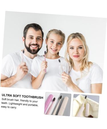 Minkissy 4-Piece Portable Toothbrush Set with Travel Case | Children's Toothbrush & Natural Toothpaste for Gum Care - Ideal for Travel - Buy Online on GoSupps.com