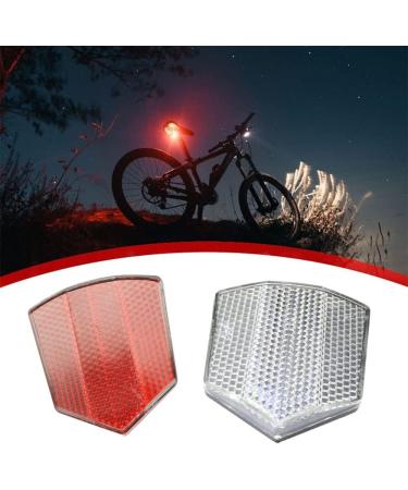 PZRT Handlebar Mount Bicycle Reflector Set - Front and Rear Warning Lights - Buy Online on GoSupps.com