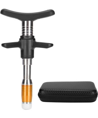 Stainless Steel Manual Chiropractic Adjustment Tool | One-Head Vertebral Massager - 10 Heat Resistance Stages for Muscle Relaxation (Gold) - Buy Online on GoSupps.com