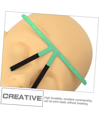 Housoutil 3pcs Household Shaper Tool Positioning Stainless Measuring Eyebrow Steel Triangle Tattoos Nose 13.8x7cmx3pcs Greenx3pcs - Buy Online on GoSupps.com