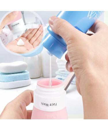 INSFIT Portable Travel Bottles 2 oz - TSA Approved Toiletries Containers - Leak Proof Squeezable Silicone Tubes - 4 Pack - Buy Online on GoSupps.com