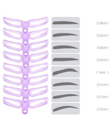 Adjustable Eyebrow Template Kit | Professional Makeup Tool for Perfect Eyebrows | Portable Cosmetic Shapes - 1pc - Buy Online on GoSupps.com