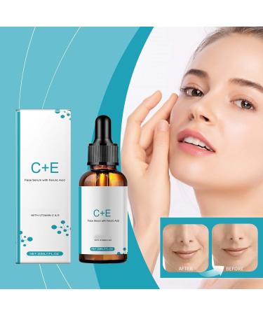 Vitamin C + E Facial Serum Vitamin CE Serum with Ferulic Acid for Women Vitamin E and Ferulic Serum Skin Care Vitamin C Serum for Face Dark Spot Corrector AntiAging 30 ml 1er Pack - Buy Online on GoSupps.com