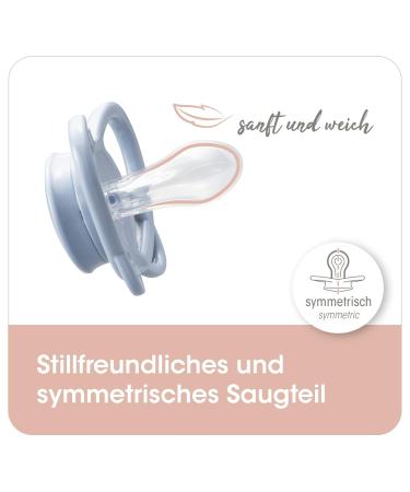 Nip Schnuller My Butterfly Night | Eco-Friendly Silicone Pacifier Size 3 (16-32 Months) - Brown Lightweight & Jaw-Friendly - Buy Online on GoSupps.com