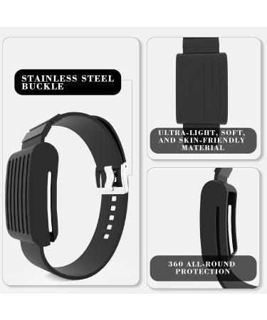 FITCENT Super Soft Adjustable Replacement Band for Whoop 4.0 & 3.0 Heart Rate Monitor - Black | International Shipping Available - Buy Online on GoSupps.com