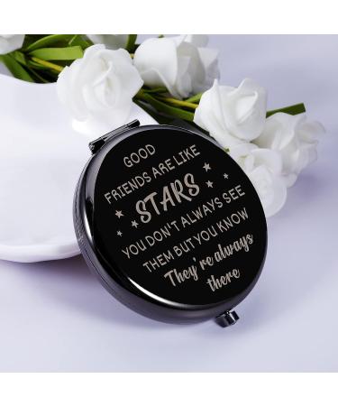 Compact Makeup Mirror: Best Friend Birthday & Graduation Gift for Women | Inspirational Friendship Gift for Teen Girls, Bestie, Coworker | Travel Mirror for Her - Buy Online on GoSupps.com