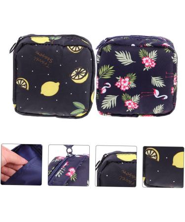 Healeved 32 Pcs Sanitary Napkin Storage Bag - Red Travel Makeup Organizer for Women - Period Bags & Tampon Pouches - Navy Gift Set - Buy Online on GoSupps.com