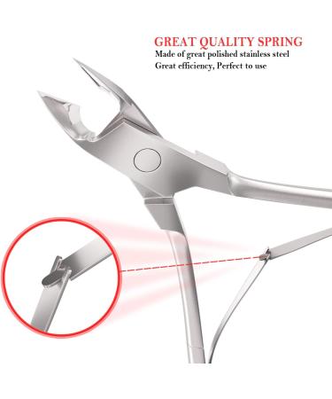 Professional Stainless Steel Cuticle Nippers | Manicure & Pedicure Tools | International Shipping - Buy Online on GoSupps.com