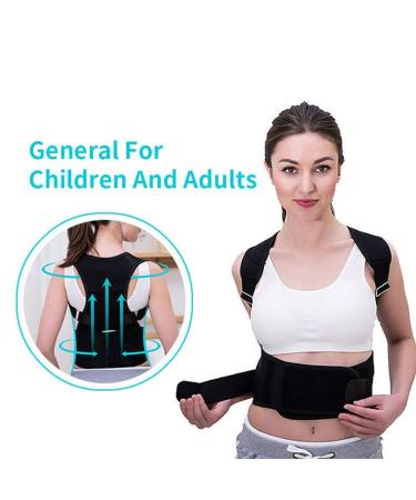 Back support Adjustable Belt Posture Brace Clavicle Spine Back Shoulder Lumbar Brace Back Posture Corrector back Posture corrector Better life - Buy Online on GoSupps.com