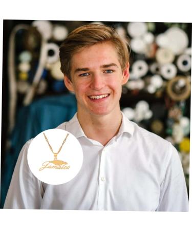 PRETYZOOM 1pc Map English Alphabet Necklace Neck Pendant Versatile Necklace Personality Decorate Alloy - Buy Online on GoSupps.com